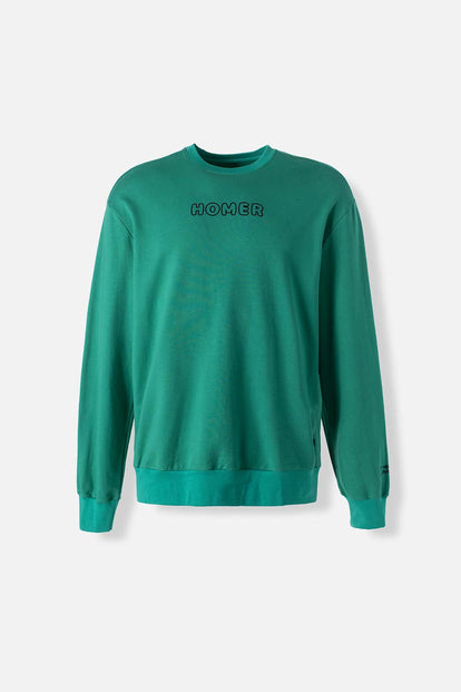 BUZO DE LOS SIMPSON CERRADO VERDE PARA HOMBRE