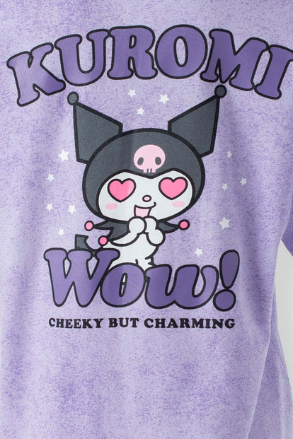 CAMISETA DE KUROMI REGULAR FIT PARA MUJER