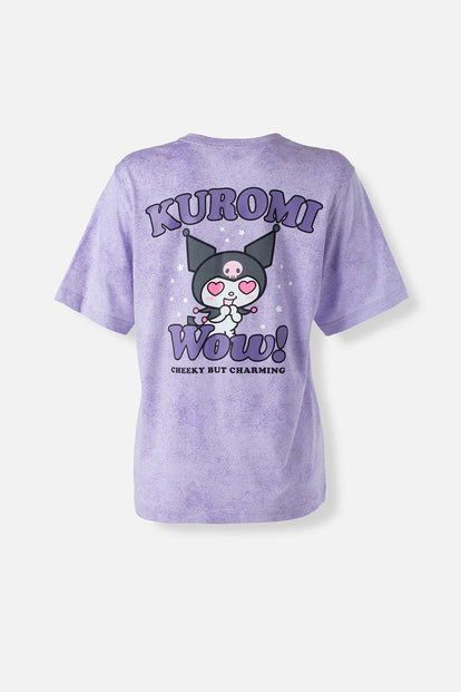 CAMISETA DE KUROMI REGULAR FIT PARA MUJER