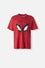 CAMISETA DE SPIDERMAN MANGA CORTA ROJO PARA HOMBRE