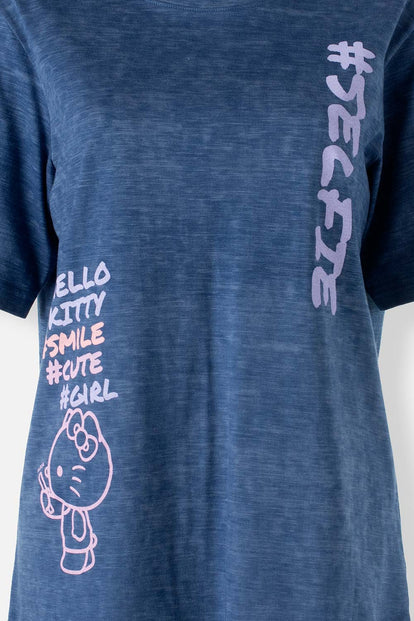 CAMISETA DE HELLO KITTY REGULAR FIT PARA MUJER