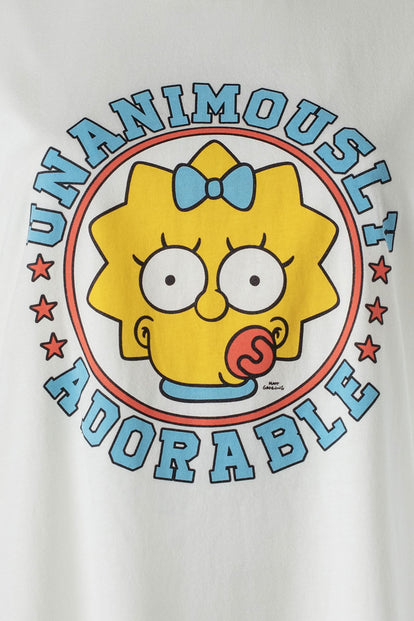  PIJAMA DE LOS SIMPSON BLANCA Y AZUL DE PANTALÓN LARGO PARA MUJER