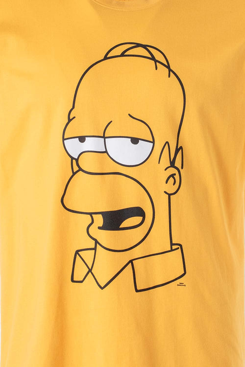 Card slide image -  CAMISETA DE LOS SIMPSON AMARILLA MANGA CORTA PARA HOMBRE