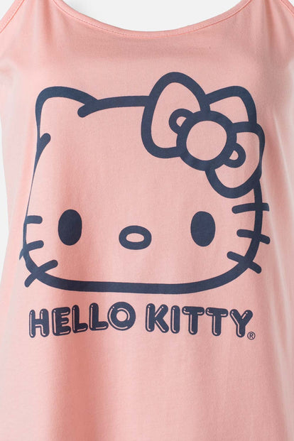  PIJAMA DE HELLO KITTY MULTICOLOR DE PANTALÓN CORTO PARA MUJER