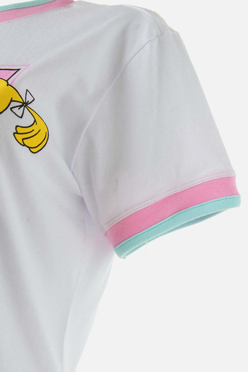 CAMISETA DE LOS RUGRATS BLANCA CON ESTAMPADO PARA MUJER