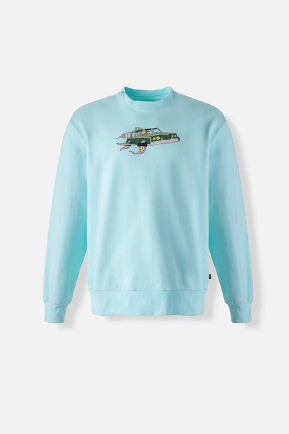 BUZO DE RICK Y MORTY CERRADO AZUL PARA HOMBRE