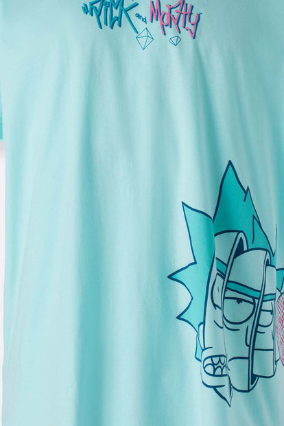 CAMISETA RICK Y MORTY REGULAR FIT PARA HOMBRE