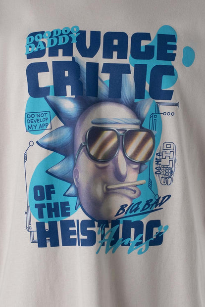 CAMISETA RICK Y MORTY REGULAR FIT PARA HOMBRE