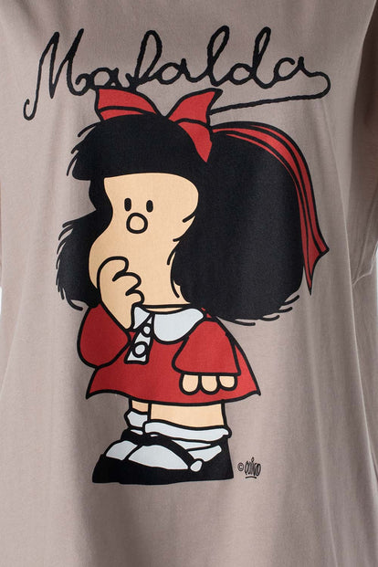 CAMISETA DE MAFALDA REGULAR FIT PARA MUJER