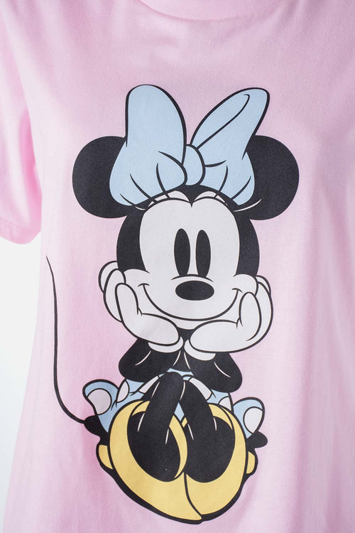 PIJAMA DE MINNIE MOUSE DE PANTALÓN LARGO MULTICOLOR PARA MUJER