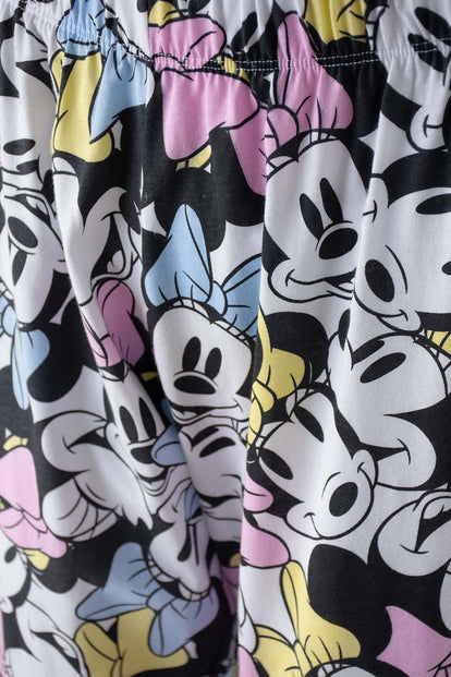 PIJAMA DE MINNIE MOUSE DE PANTALÓN LARGO MULTICOLOR PARA MUJER