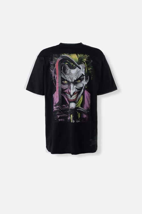 Card slide image -  CAMISETA DE EL JOKER NEGRA ESTAMPADA EN ESPALDA PARA HOMBRE