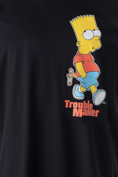 Card slide image -  CAMISETA DE BART MANGA CORTA NEGRA PARA HOMBRE