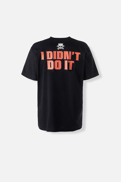 CAMISETA DE BART MANGA CORTA NEGRA PARA HOMBRE