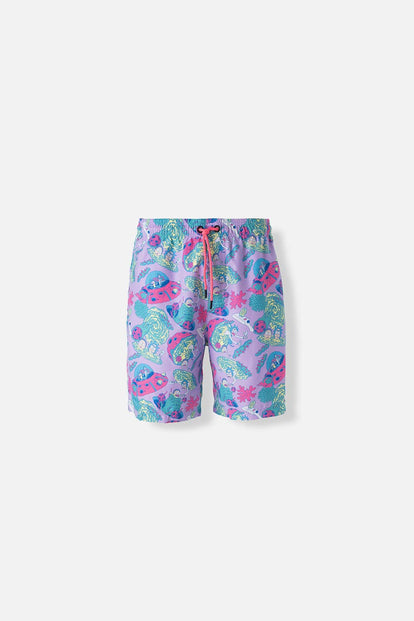  PANTALONETA DE BAÑO DE RICK Y MORTY MULTICOLOR PARA HOMBRE