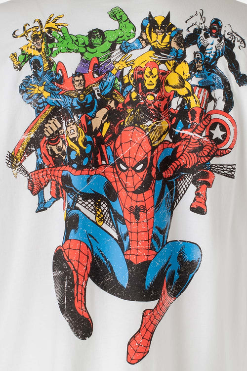 Card slide image -  CAMISETA DE MARVEL MANGA CORTA MARFIL PARA HOMBRE