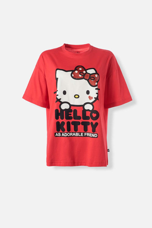 CAMISETA DE HELLO KITTY RELAX FIT PARA MUJER