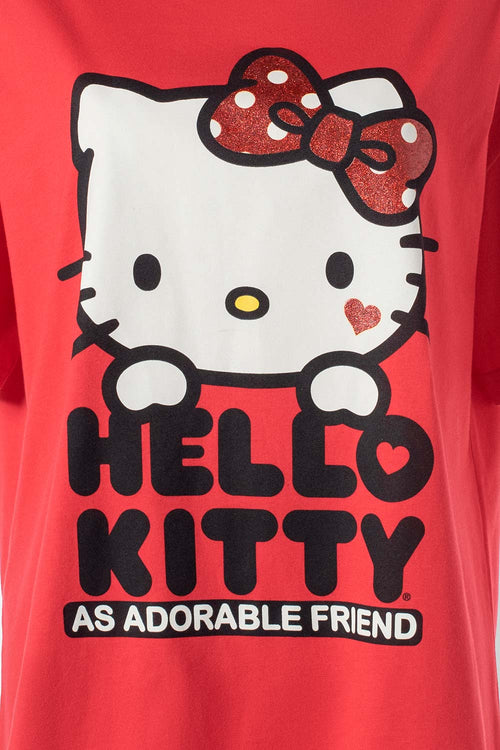 CAMISETA DE HELLO KITTY RELAX FIT PARA MUJER