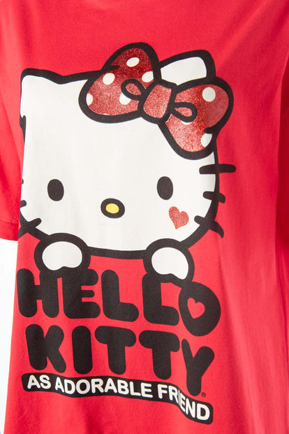 CAMISETA DE HELLO KITTY RELAX FIT PARA MUJER