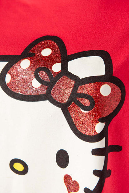 CAMISETA DE HELLO KITTY RELAX FIT PARA MUJER