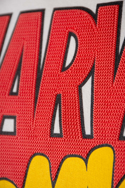  BUZO DE MARVEL CUELLO REDONDO MARFIL PARA HOMBRE