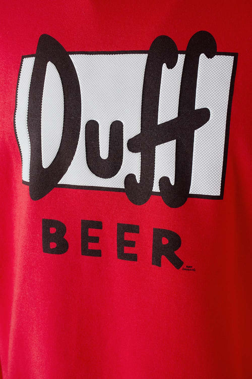 Card slide image -  BUZO DE LOS SIMPSON ROJO CERRADO PARA HOMBRE