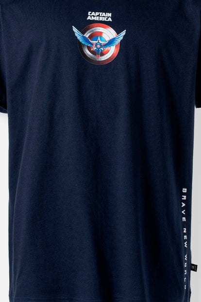 CAMISETA DEL CAPITÁN AMÉRICA REGULAR FIT PARA HOMBRE
