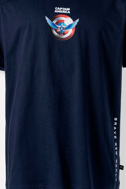 CAMISETA DEL CAPITÁN AMÉRICA REGULAR FIT PARA HOMBRE