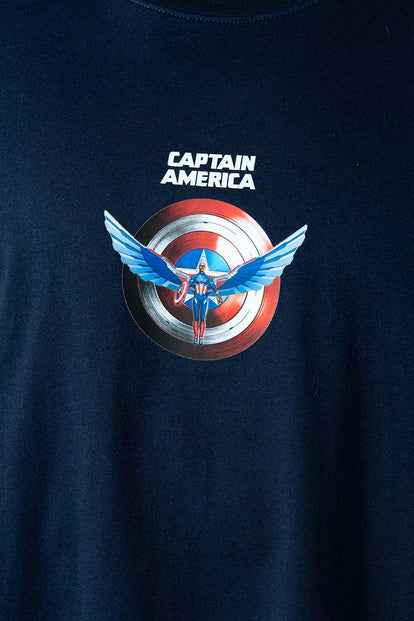 CAMISETA DEL CAPITÁN AMÉRICA REGULAR FIT PARA HOMBRE