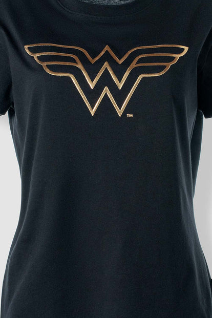 CAMISETA DE WONDER WOMAN SLIM FIT PARA MUJER