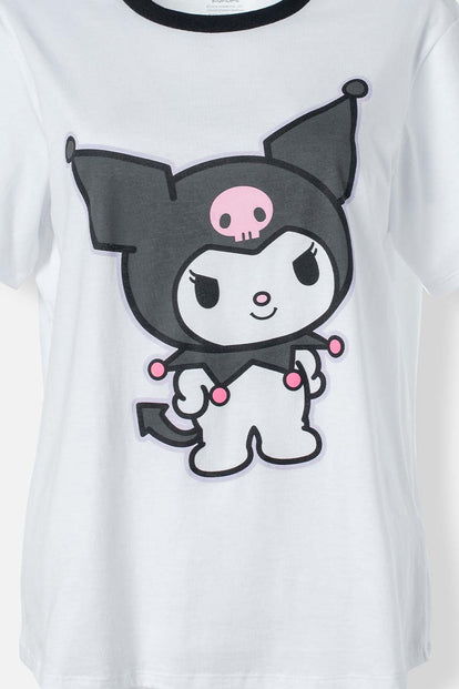 PIJAMA DE KUROMI DE PANTALÓN LARGO PARA MUJER