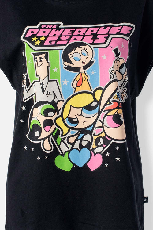 CAMISETA DE LAS CHICAS SUPERPODEROSAS REGULAR FIT PARA MUJER