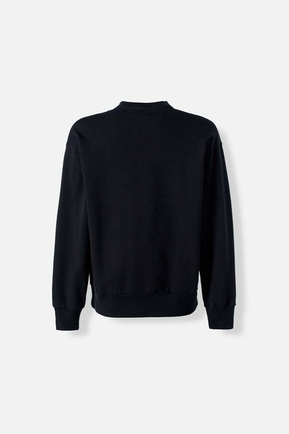 BUZO DE LAS CHICAS SUPERPODEROSAS NEGRO ESTAMPADO EN FRENTE PARA MUJER