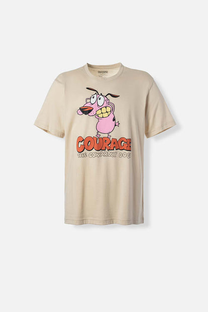  CAMISETA DE CORAJE MANGA CORTA CAQUI PARA HOMBRE