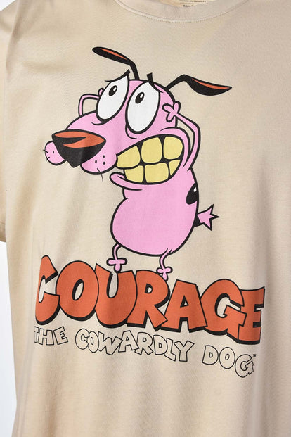  CAMISETA DE CORAJE MANGA CORTA CAQUI PARA HOMBRE