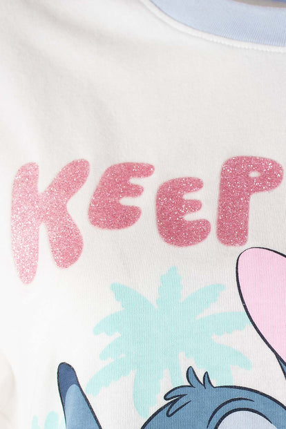 CAMISETA DE STITCH REGULAR FIT PARA MUJER