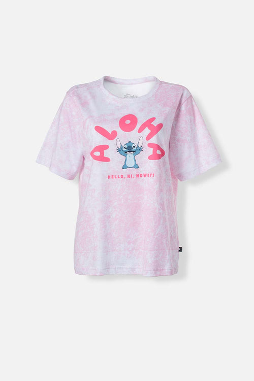 CAMISETA DE STITCH REGULAR FIT PARA MUJER