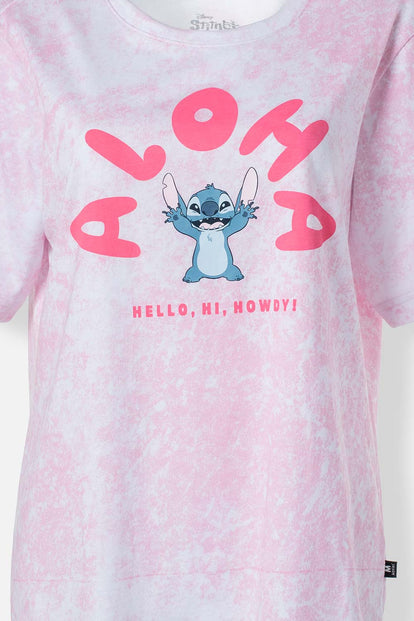 CAMISETA DE STITCH REGULAR FIT PARA MUJER