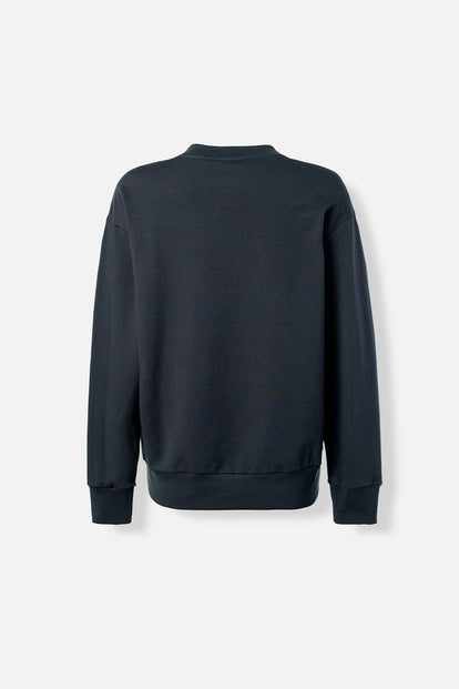 BUZO DE VILLANAS DISNEY NEGRO ESTAMPADO EN FRENTE PARA MUJER