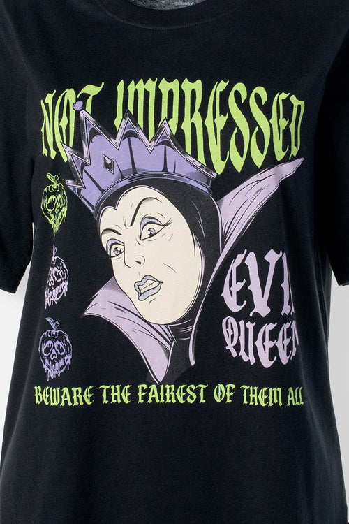 Card slide image -  CAMISETA VILLANAS DISNEY NEGRA ESTAMPADA PARA MUJER