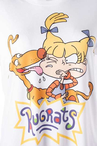 PIJAMA DE RUGRATS DE PANTALÓN LARGO MULTICOLOR PARA MUJER