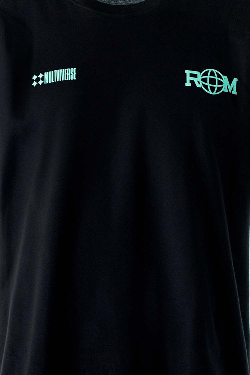 Card slide image -  CAMISETA DE RICK AND MORTY NEGRA CUELLO REDONDO PARA HOMBRE