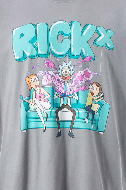CAMISETA DE RICK & MORTY REGULAR FIT PARA HOMBRE