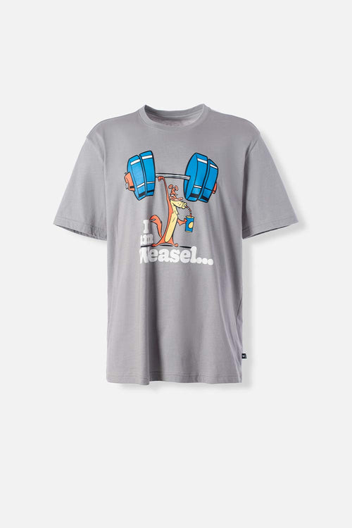 Card slide image -  CAMISETA DE SOY LA COMADREJA GRIS MANGA CORTA PARA HOMBRE