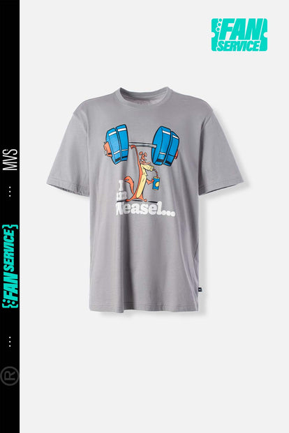  CAMISETA DE SOY LA COMADREJA GRIS MANGA CORTA PARA HOMBRE
