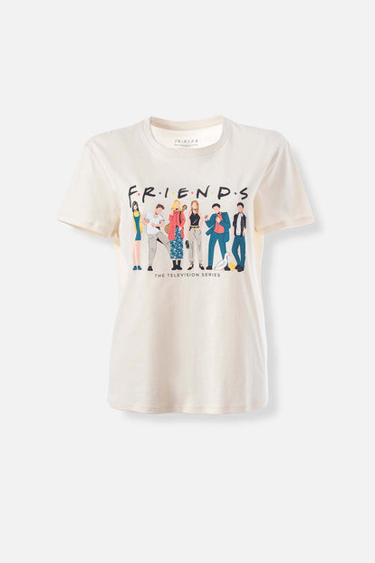 CAMISETA DE FRIENDS SLIM FIT PARA MUJER