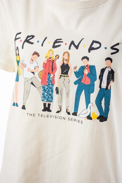 CAMISETA DE FRIENDS SLIM FIT PARA MUJER