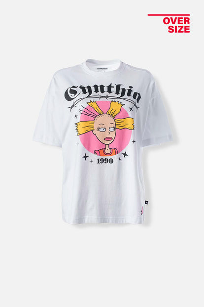 CAMISETA DE CYNTHIA OVERSIZED FIT PARA MUJER