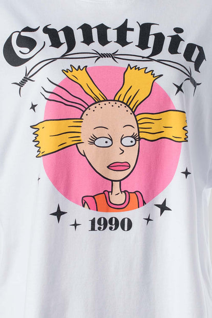 CAMISETA DE CYNTHIA OVERSIZED FIT PARA MUJER