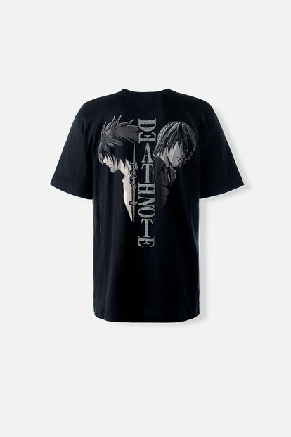 CAMISETA DE DEATH NOTE OVERSIZED FIT DE HOMBRE